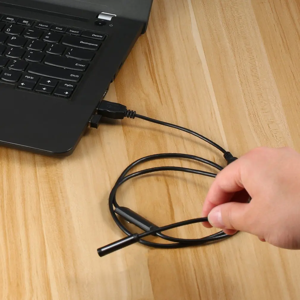 LESHP 1 м 7 мм объектив эндоскопа камера водонепроницаемый осмотр бороскоп для Android PC