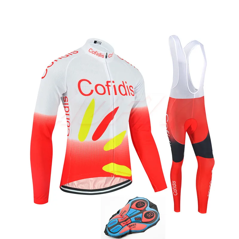 2020 Cofidis команда Велоспорт Джерси 9D велосипед брюки набор Ropa Ciclismo мужские зимние