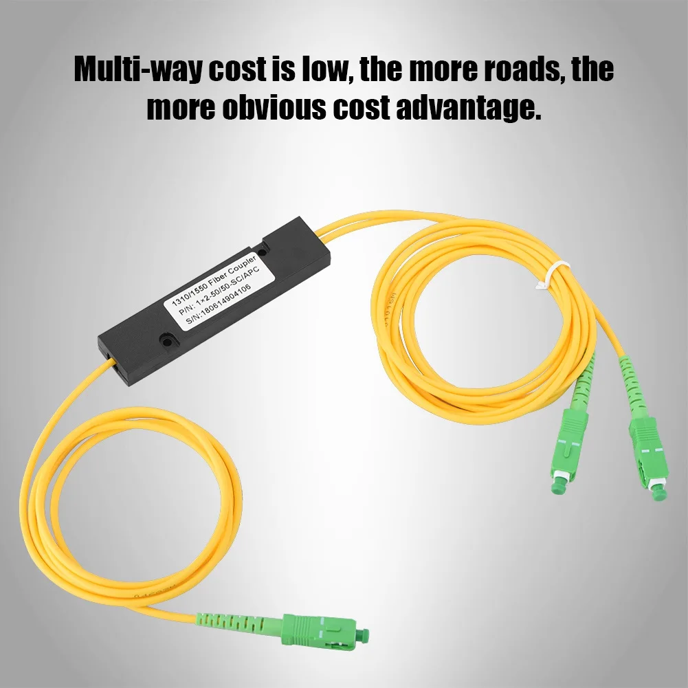 ПЛК Сплиттер SC APC 1X2 одномодовый волоконно оптический сплиттер SC/UPC PCL внутренний