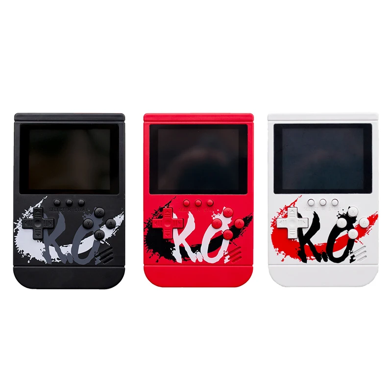 Встроенный 300 игр 1000 мА/ч Батарея игроки 3 дюймов Цвет ЖК Ретро портативная