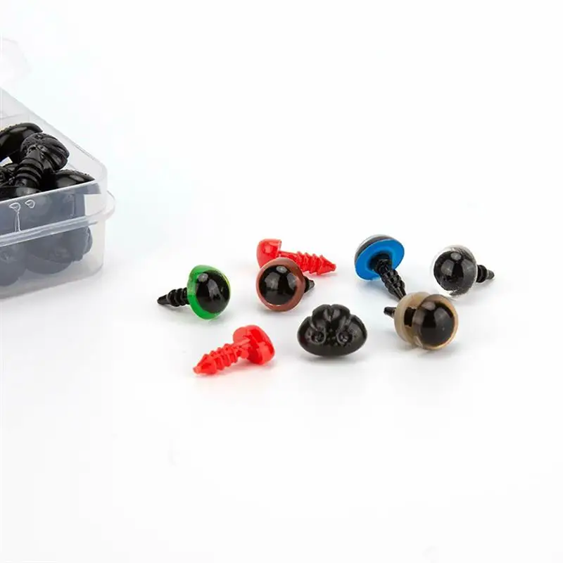 

838 Pcs DIY Plastic Colorful Assorted Size Safety Eyes And Noses With Washers For Plush Doll Toy Animal Crafts Multicolor