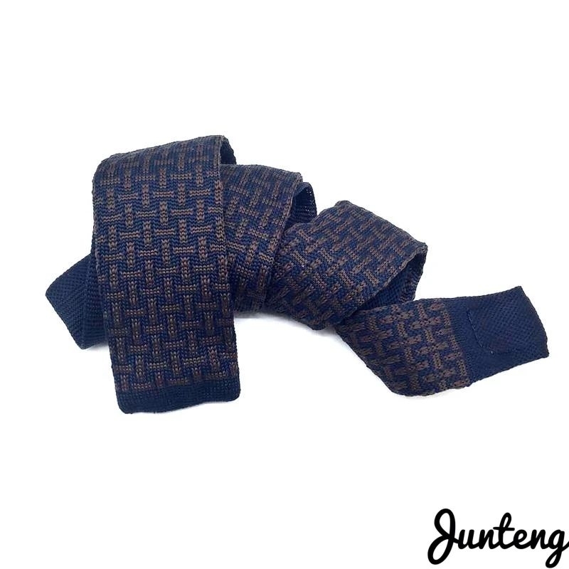 Бесплатная доставка Модный мужской вязаный галстук Классический Полосатый