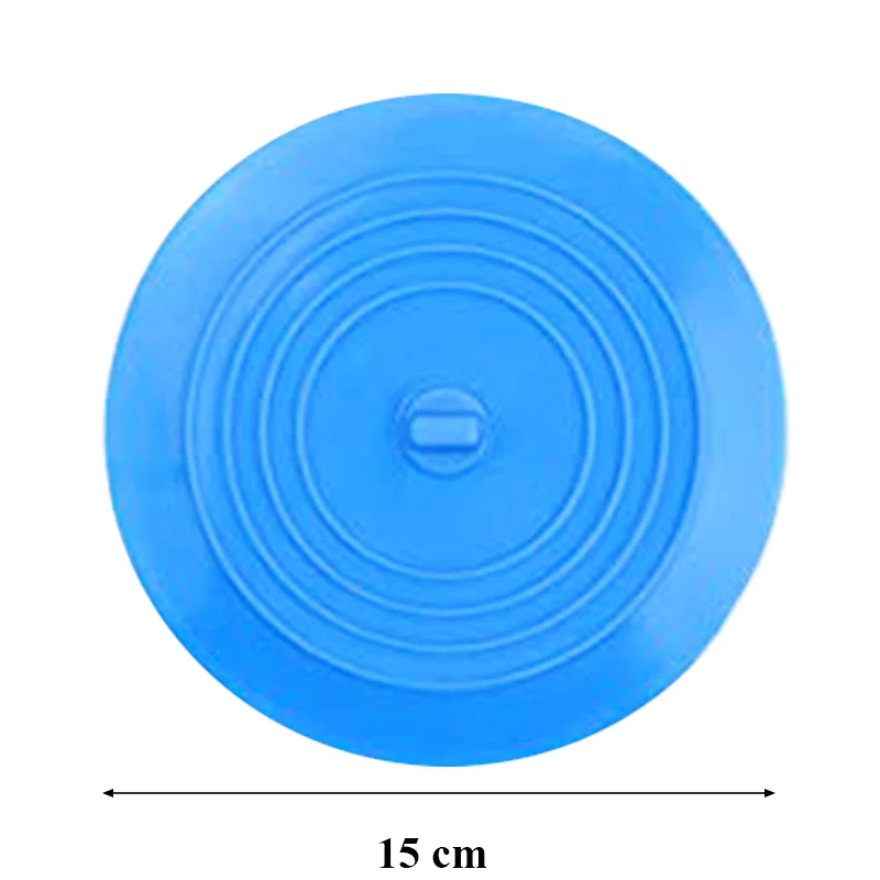 Большая силиконовая всасывающая крышка для ванной 6 дюймов | Дом и сад