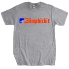 Мужская хлопковая футболка, летняя брендовая футболка Limp Bizkit, альтернатива рок футболка с логотипом хип-хоп-группы, топ, Мужская футболка