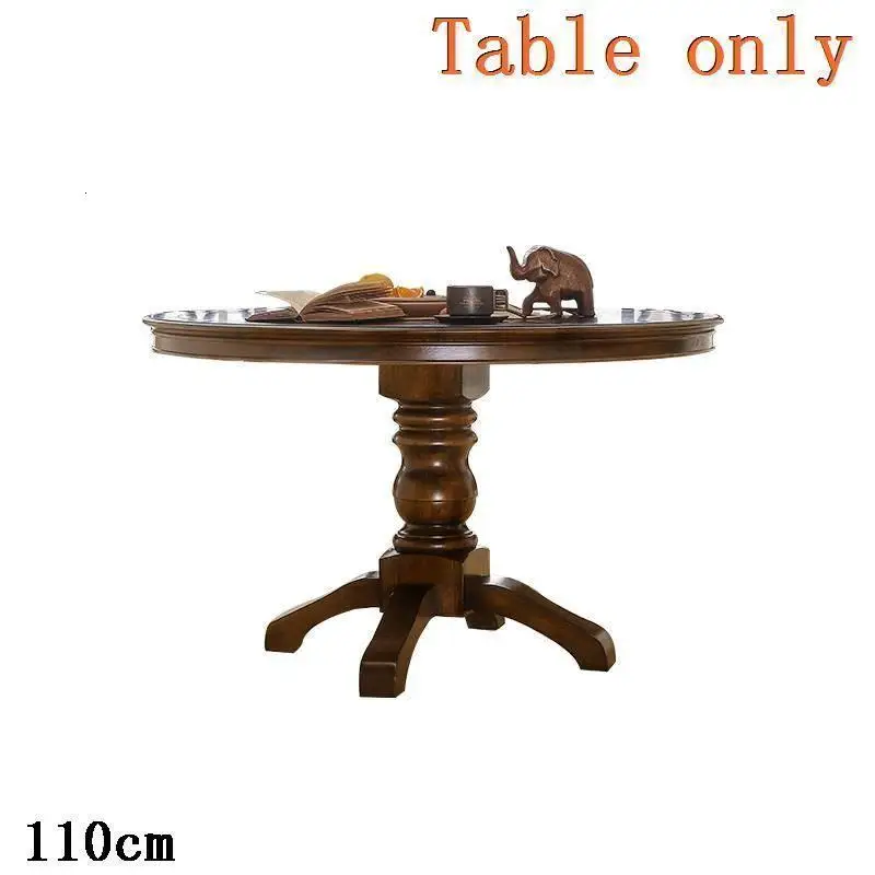 Juego De Comedor Dinning Meja Makan Comedores Mueble Set Tafel потертый шик деревянный круглый стол Меса стол