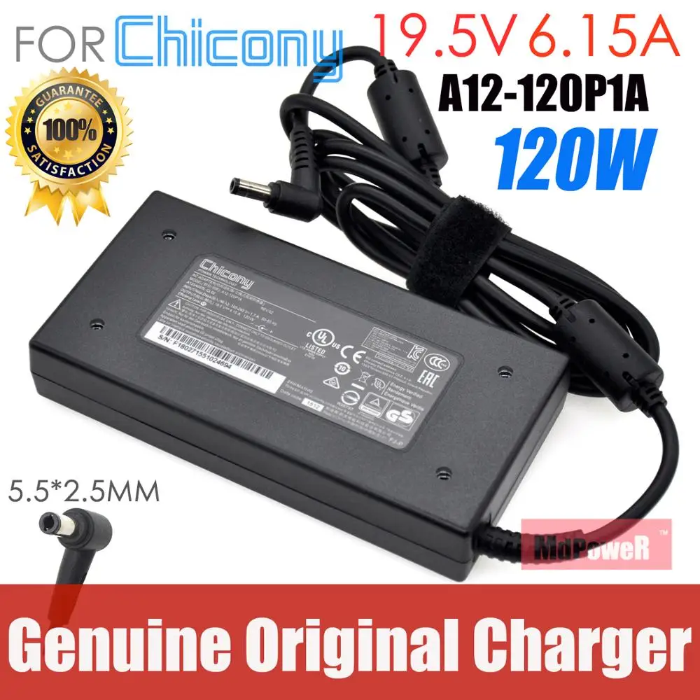 Оригинальный блок питания Chicony 19 5 в 120 А Вт для MSI GE60 GE70 GP60 PE62 GE72 GF63 16GH адаптер