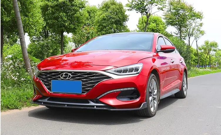 Задний спойлер для Hyundai LAFESTA 2016 2018 задний EC ABS диффузор переднего бампера|Спойлеры