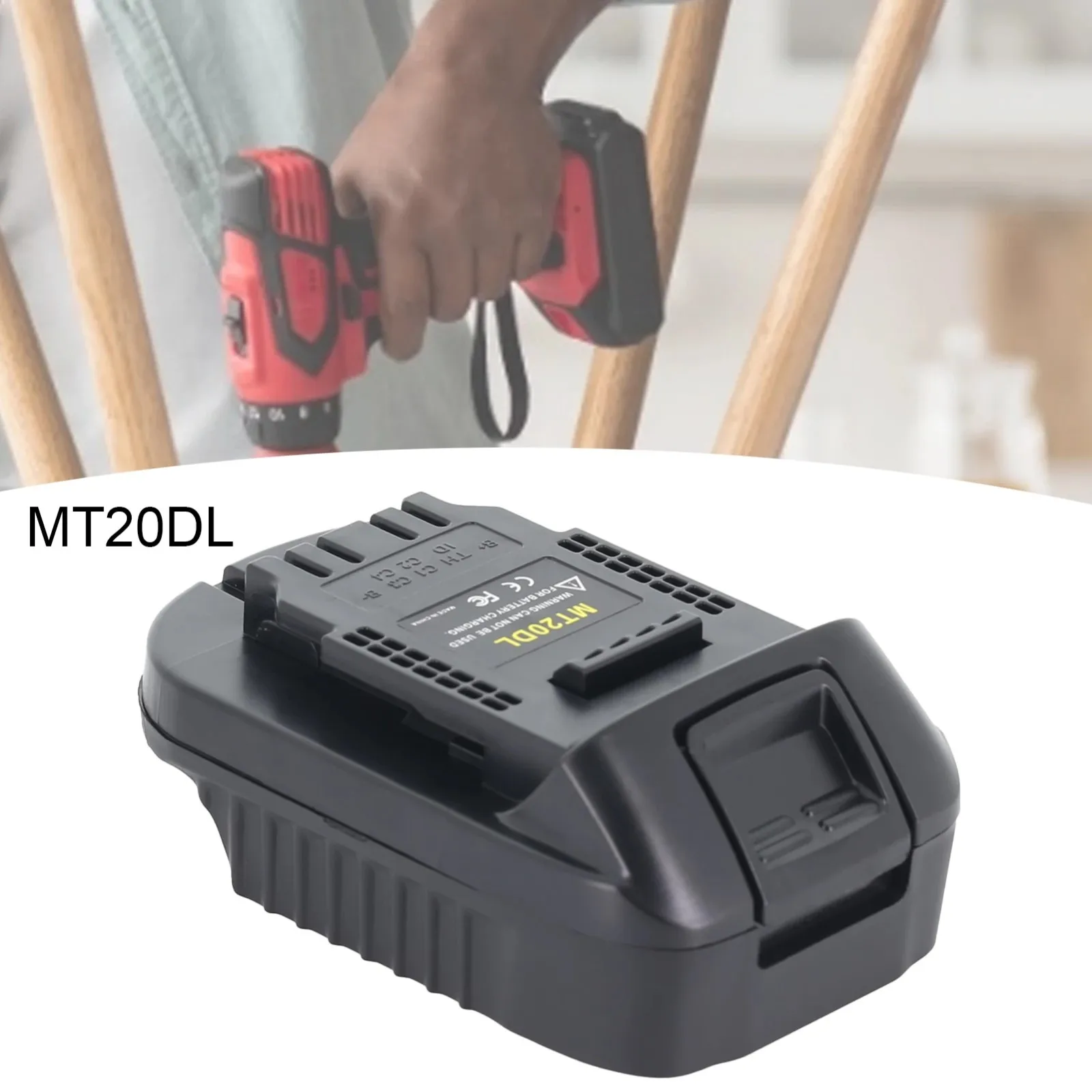 

MT20DL Battery Adapter ForMakita 18V Bl1830 Bl1860 Convert ToDewalt 18V 20V Battery Adapters Power Tool Batteries