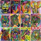 HUACAN Алмазная картина льва полностью квадратная картина из круглых стразов Алмазная вышивка красочная мозаика с тигром домашний декор