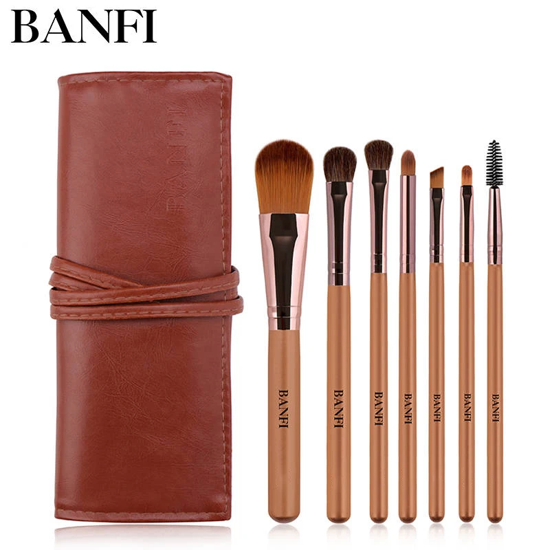 

7PCs/set Makeup Brushes Set Foundation Powder Blush Highlighter Eyeshadow Brush For Face Eye Make-up Brush Professional Cosmetic