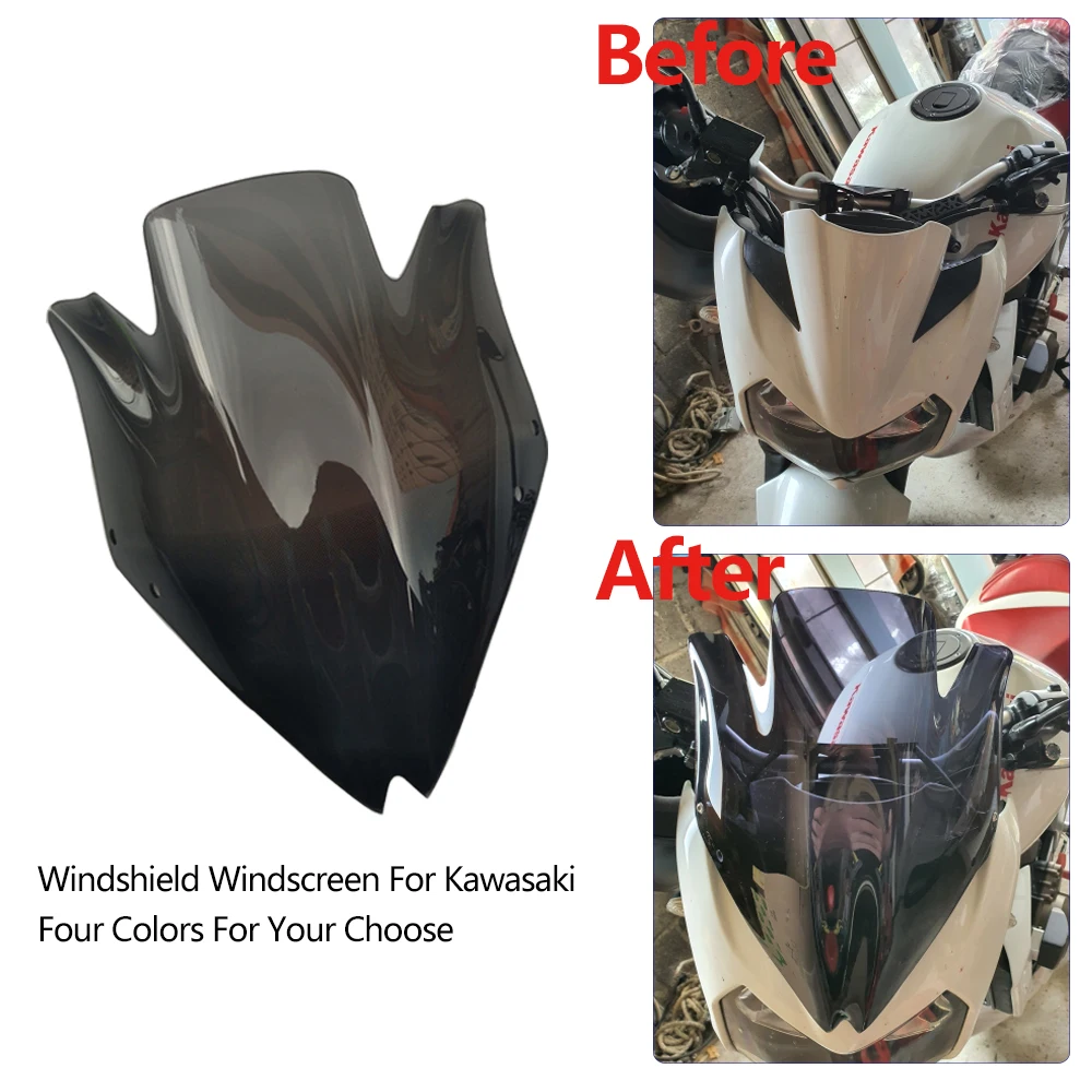 Ветровое стекло для Kawasaki Z750 Z750R Z 750 750R 2007 2012 аксессуары мотоциклов ветрозащитные