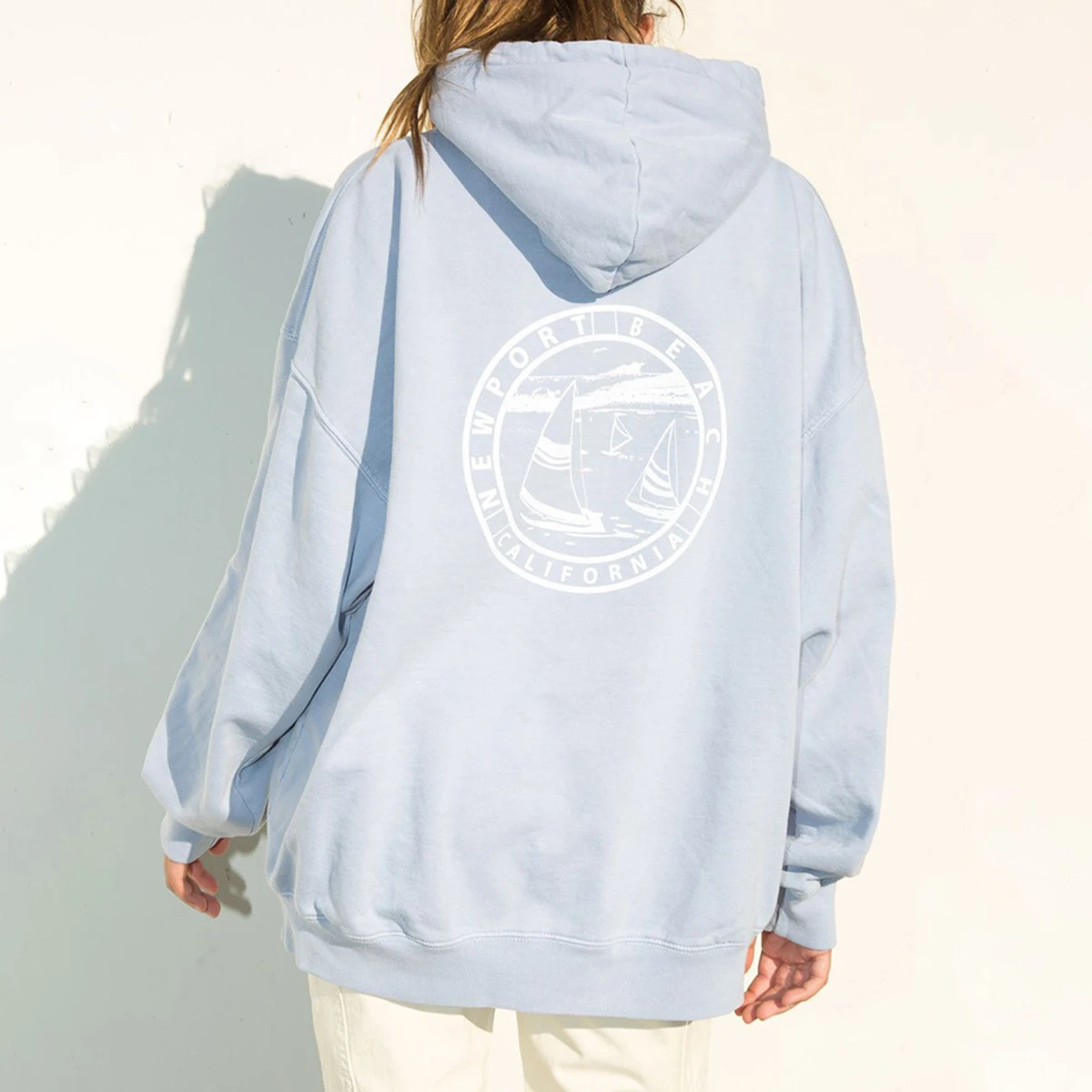 

Толстовка Женская свободная с длинным рукавом, винтажный пуловер с графическим принтом, теплая уличная одежда, Свитшот оверсайз, зима 2020