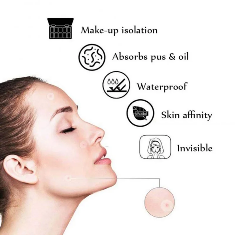 Unisex Acne Pimple Patch Invisible Stickers Skin Bead Master Patch Skin Sticker Patch Pimple Spot Acne Remover