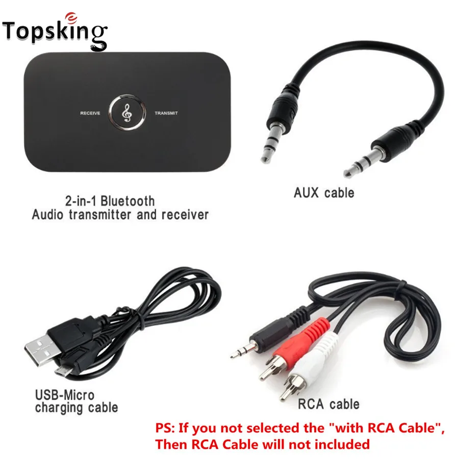 2 в 1 Bluetooth 5 0 передатчик приемник беспроводной аудио адаптер для наушников