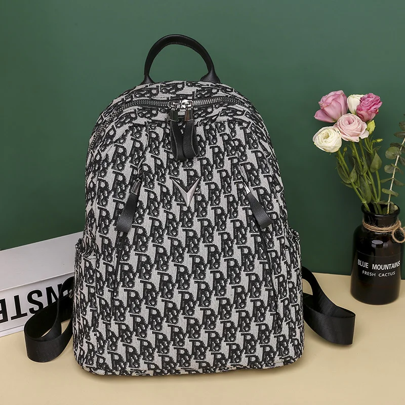 Холщовый рюкзак для женщин новинка 2021 нейлоновый износостойкий модный уличный