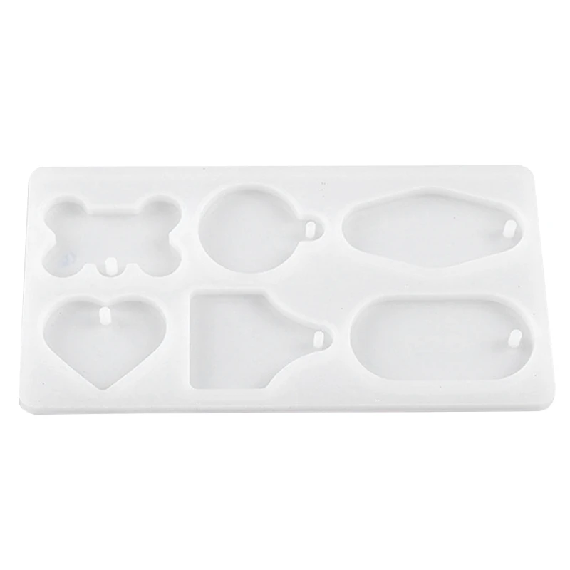 DIY прессформу эпоксидной смолы новый собаке кость тег формочка для силиконовой
