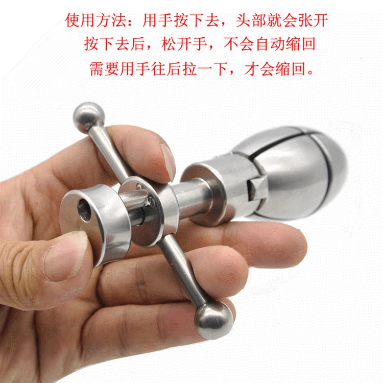 Открывающиеся анальные пробки из нержавеющей стали 304 тяжелый анус с замком и