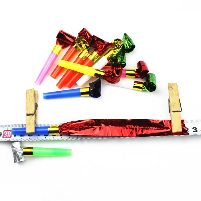 20 шт. 6 5 см День рождения разноцветные вечерние выбросы свистки Дети сувениры