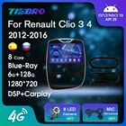 Автомагнитола для Renault Clio 3 4 2012-2016, Android, 2DIN, Bluetooth