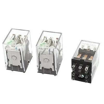HH53PL 11 контактов 3PDT DC 24 В катушка напряжение зеленый светодиодный Пилот лампа