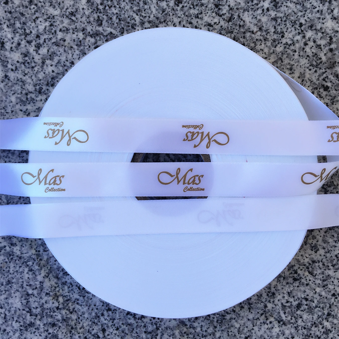 200 yards customize your own logo silk satin ribbon tape printing customized brand name hair bundle's | Дом и сад