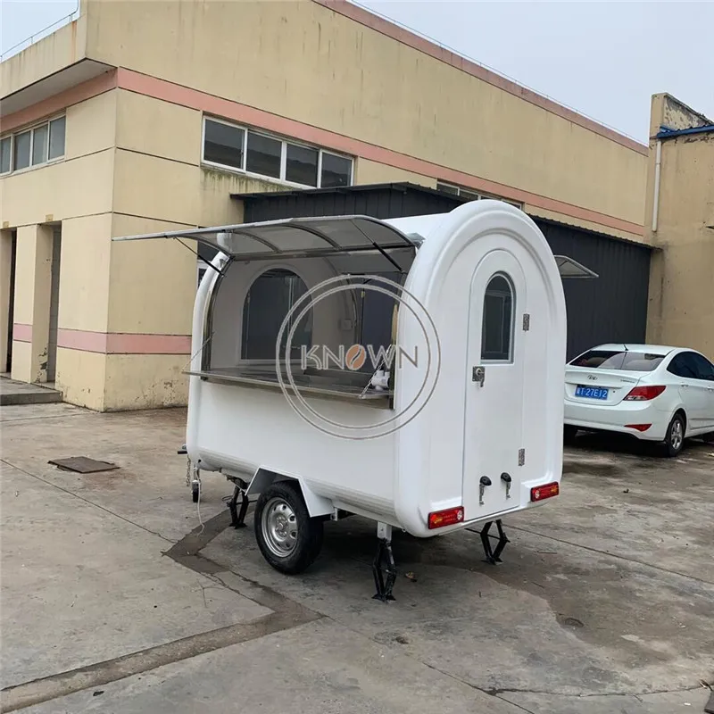 Hot sale snack street food trailer cart truck with double side opening and free shipping by sea | Бытовая техника