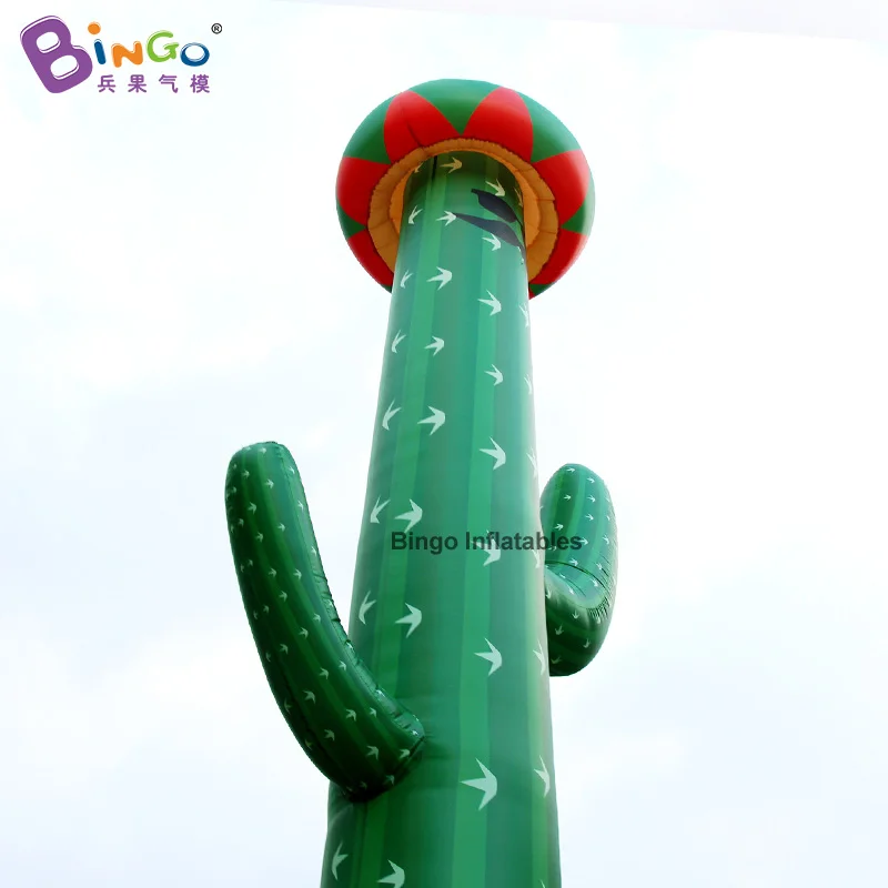 Надувной кактус 20 футов 6 м танцевальный флаг воздушное небо танцевальная трубка