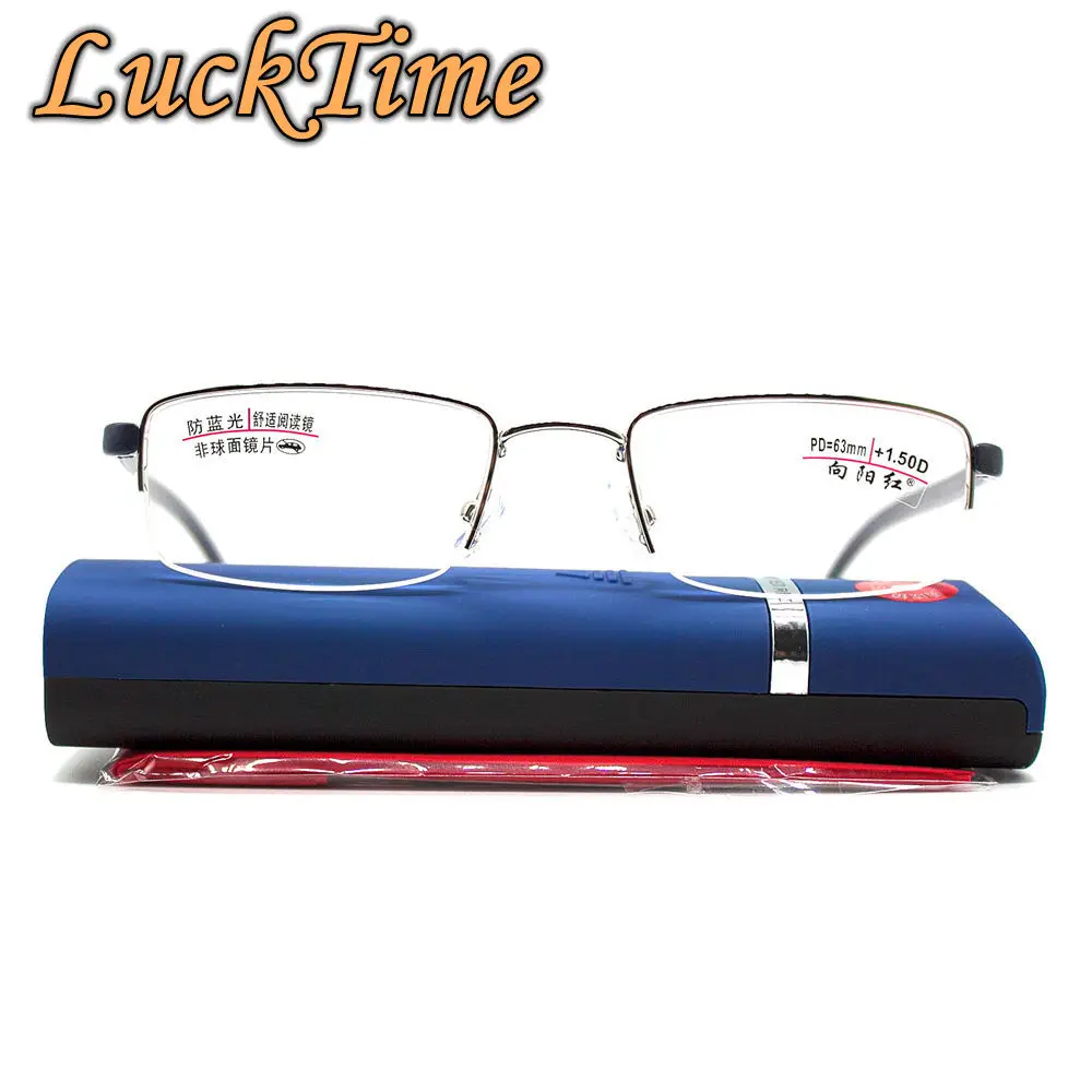 LuckTime ультра легкие TR90 материал с очками чехол женские очки для чтения Модные