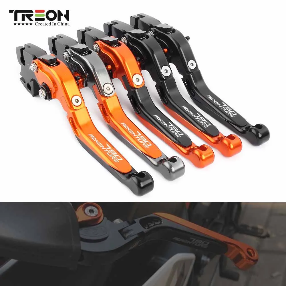 

CNC Foldable Extendable Brake Clutch Levers For KTM 790 Adventure R 790Adventure 790 ADV 2017 2018 2019 2020 With LOGO