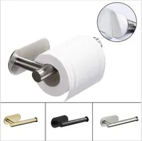 Матовый золотой держатель для туалетной бумаги, держатель для туалетной бумаги, аксессуары для ванной комнаты, нержавеющая сталь 304