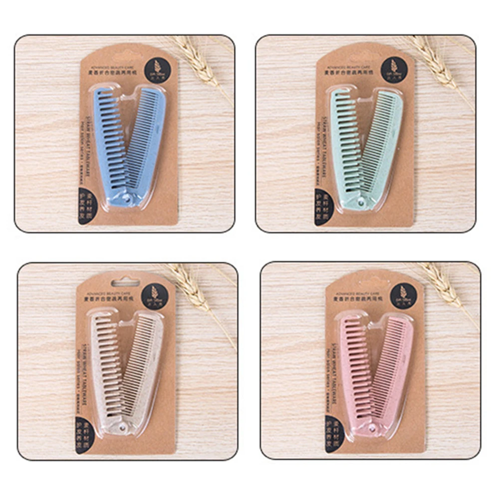 1 шт. Складная Щетка для волос Антистатическая щетка портативная дорожная