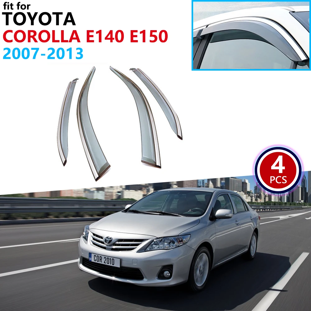 Для Toyota Corolla E140 E150 2007 ~ 2013 оконный козырек вентиляционные тенты защита от дождя