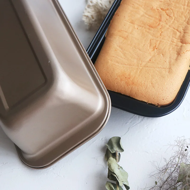 Многоразовая прямоугольная металлическая форма для выпечки большая желтая