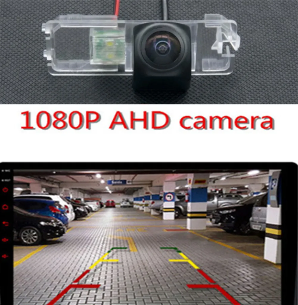 AHD 1080P камера заднего вида рыбий глаз парковочная Автомобильная forPolo хэтчбек Golf
