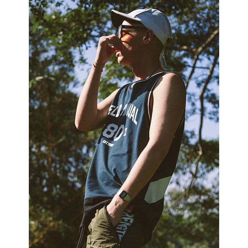 Бренд VIISHOW повседневные мужские майки хлопковые с круглым вырезом без рукавов