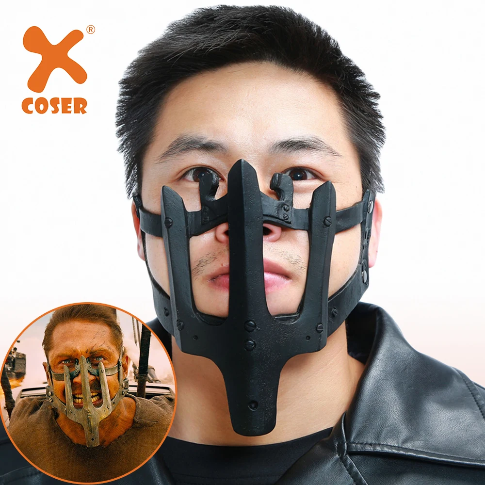 XCOSER Mad Max маска MM4 Fury Road Max Rockatansky полумаска для лица из ПВХ с эластичным ремешком костюм для Хэллоуина реквизит