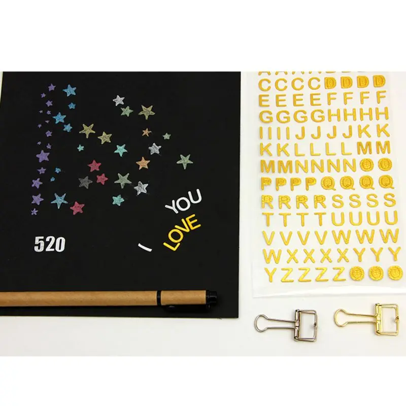 

Stickers Digital Letter Number Tags DIY Decals For Album Notebook Decoration Paper Craft Scrapbooking