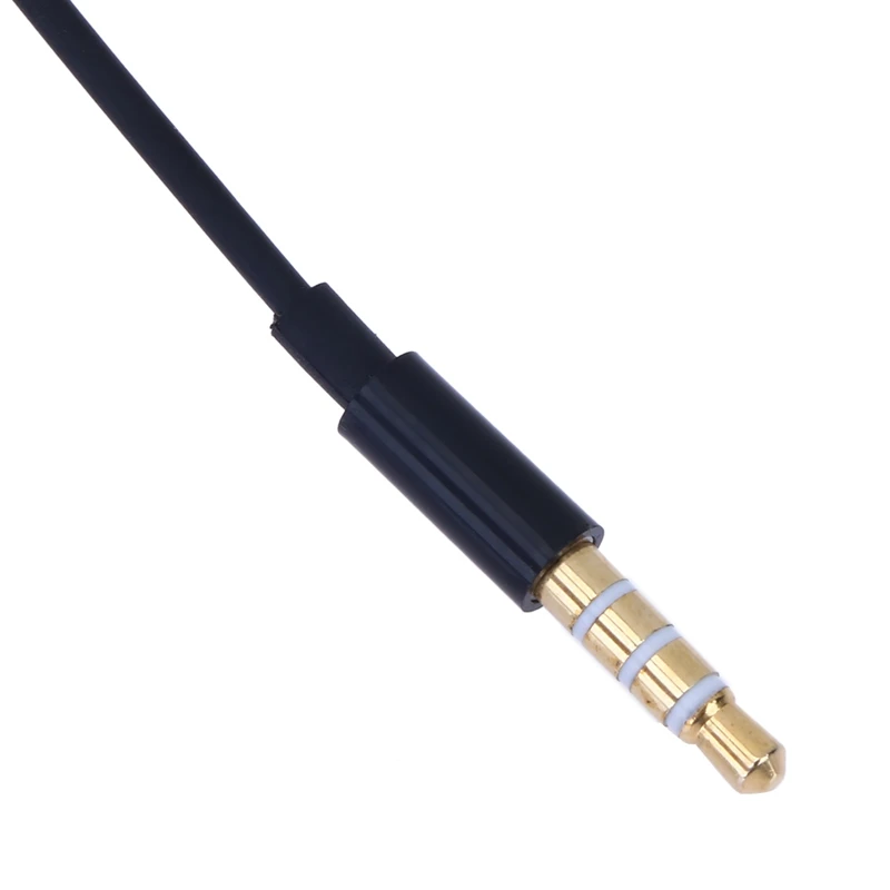 3.5mm Single Ear Wired Earphone In Anti Radiation Stereo Earpiece Coiled Wire ABS Earbuds with Microphone for Phone | Электроника