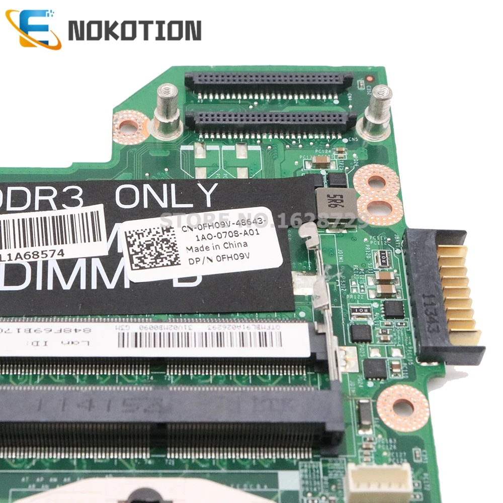 NOKOTION DA0V02MB6G0 CN-0FH09V 0FH09V FH09V для Dell Inspiron 14R N4110 Материнская плата ноутбука HM67 DDR3 HD GMA полный тест