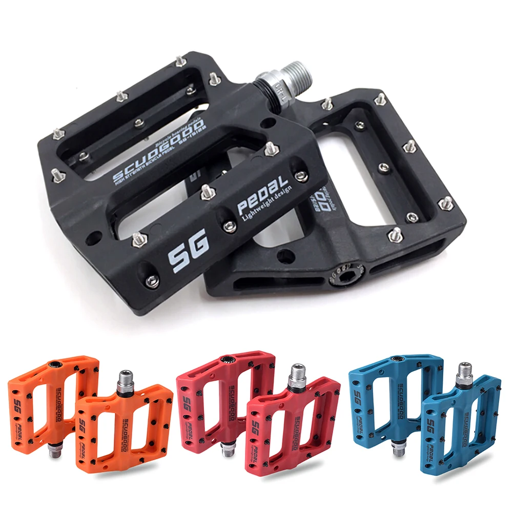 Велосипедные педали ультралегкие высокопрочные Нескользящие из нейлонового