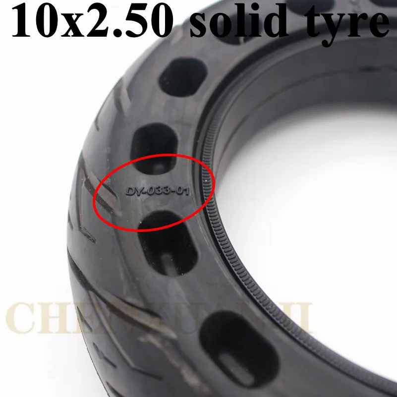 

10x2.50 10" Solid Tyre Tire for 10 inch Smart Electric Balancing Scooter Folding E-Bike