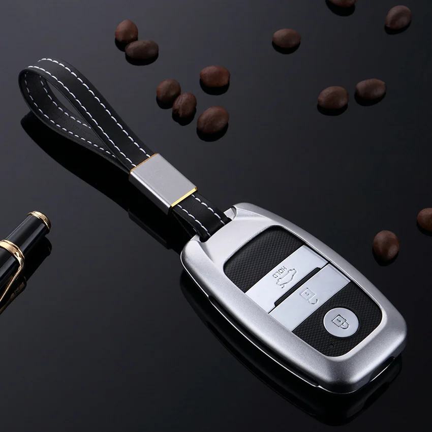 MICOCHE элегантный чехол для ключей из алюминиевого сплава с 3 кнопками Kia Ceed K5 Sportage