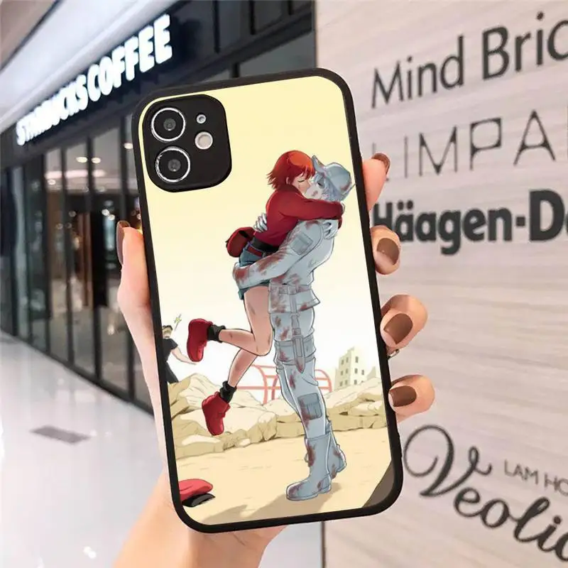 

anime Cells Work Phone Case Matte Transparent for iPhone 7 8 11 12 s mini pro X XS XR MAX Plus cover funda