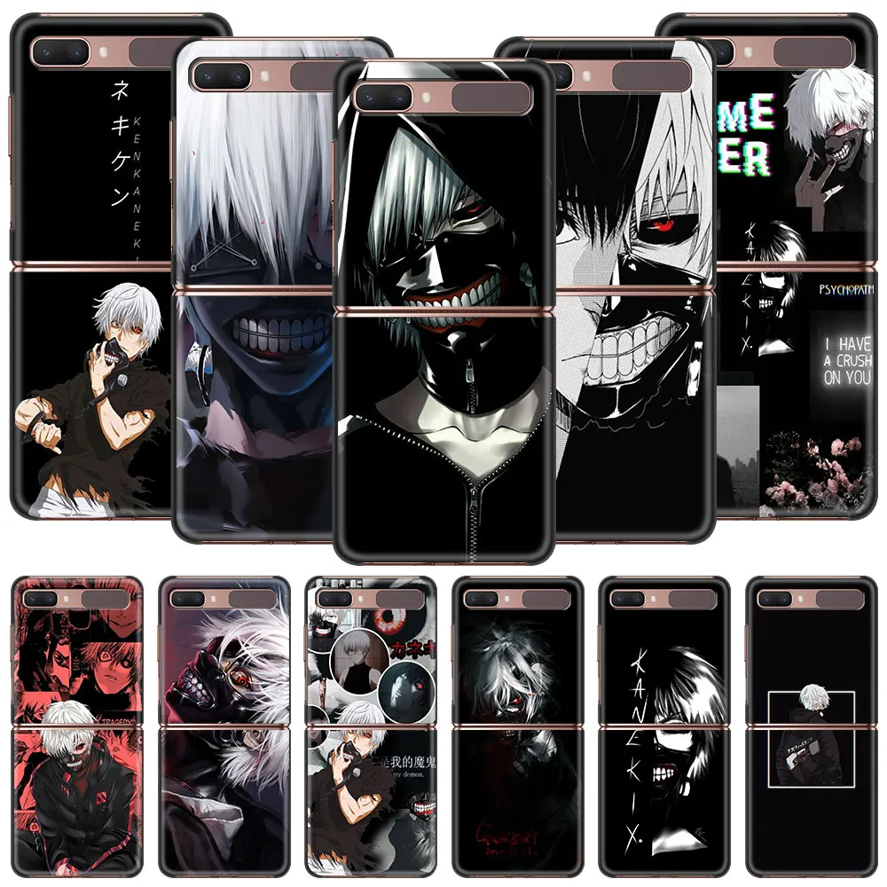 

Tokyo Ghoul Anime Luxury Bag For Samsung Galaxy Z Flip Case Phone Cover Black Hard PC For Samsung Z Flip 5G Foldable Fundas Capa
