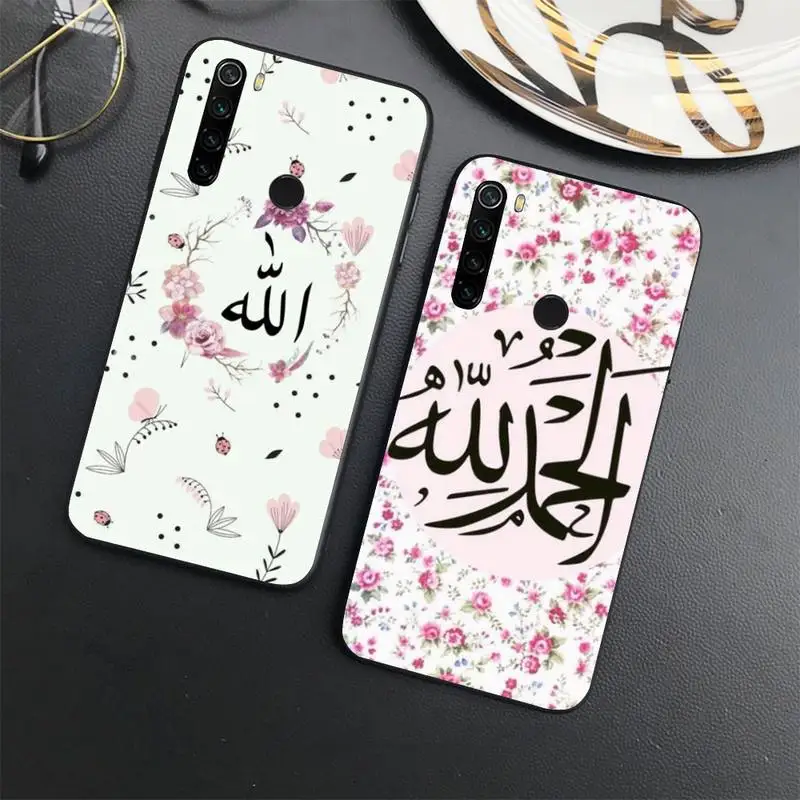 

Islamic Muslim Bismillah Phone Case For Xiaomi Redmi note 7 8 9 t s 10 A pro lite funda shell coque cover