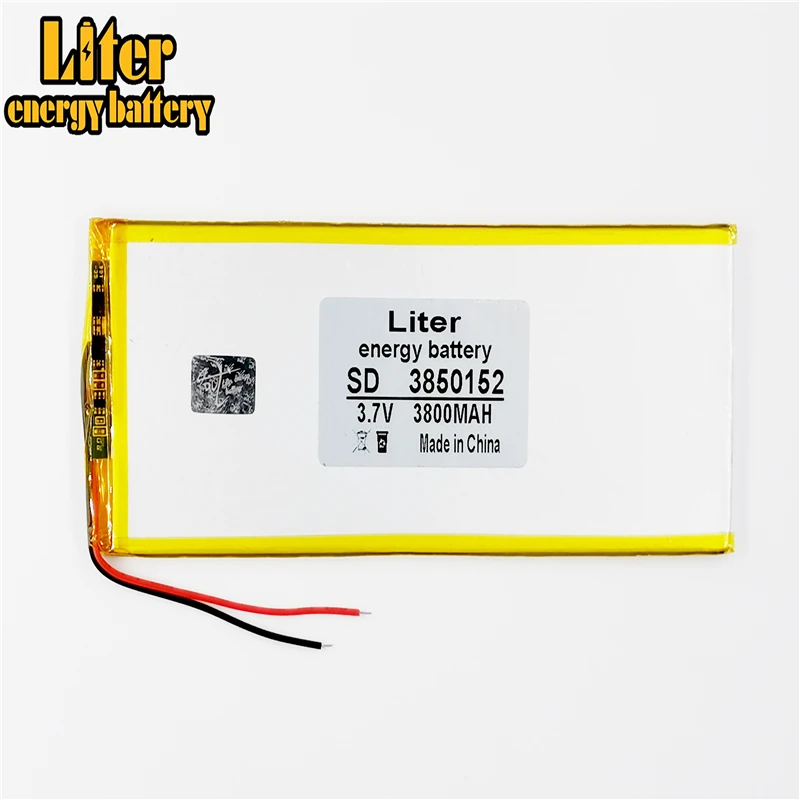 

3.7V,3800mAH,[3850152] ( polymer lithium ion battery ) Li-ion for tablet pc,GPS,mp3,mp4,cell phone,speaker