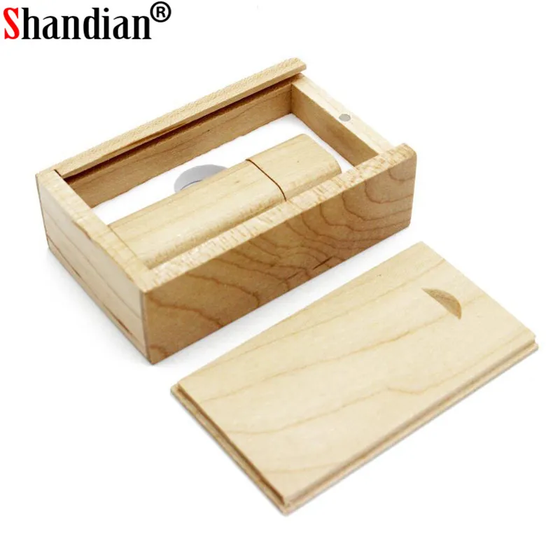SHANDIAN usb флеш накопитель из натурального бамбука 4 ГБ 8 16 32 64 ГБ|bamboo flash drive|u diskusb drive