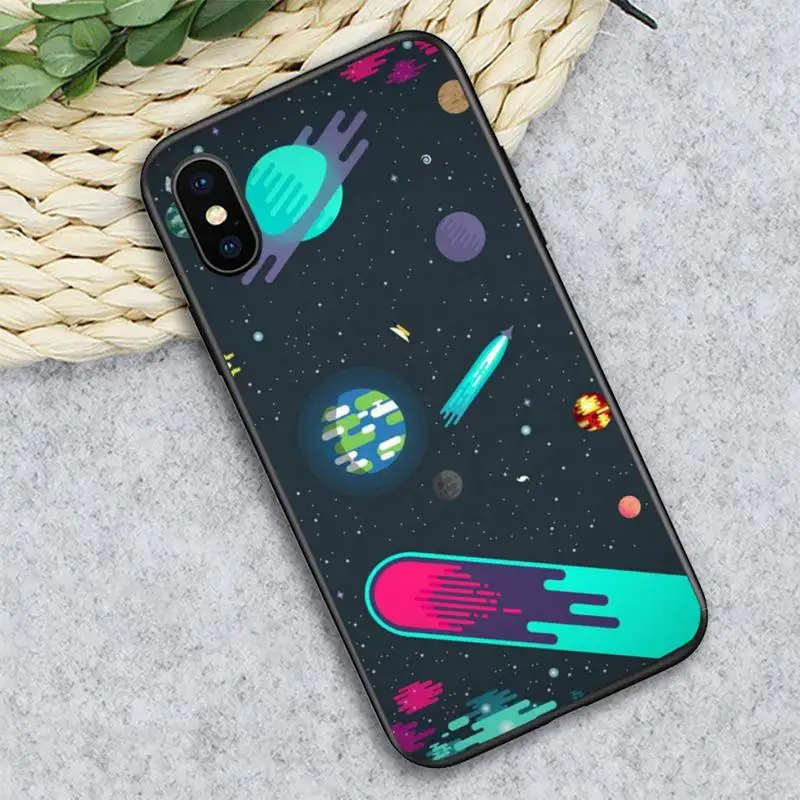 

Cartoon planet Phone Case for iPhone 11 12 pro XS MAX 8 7 6 6S Plus X 5S SE 2020 XR mini