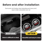 Автомобильный держатель для чашки, подставка, нескользящая подставка, коврик, интерьерные аксессуары для Toyota C-HR RAV4 Yaris Camry Land Cruiser Для Avalon Highlander