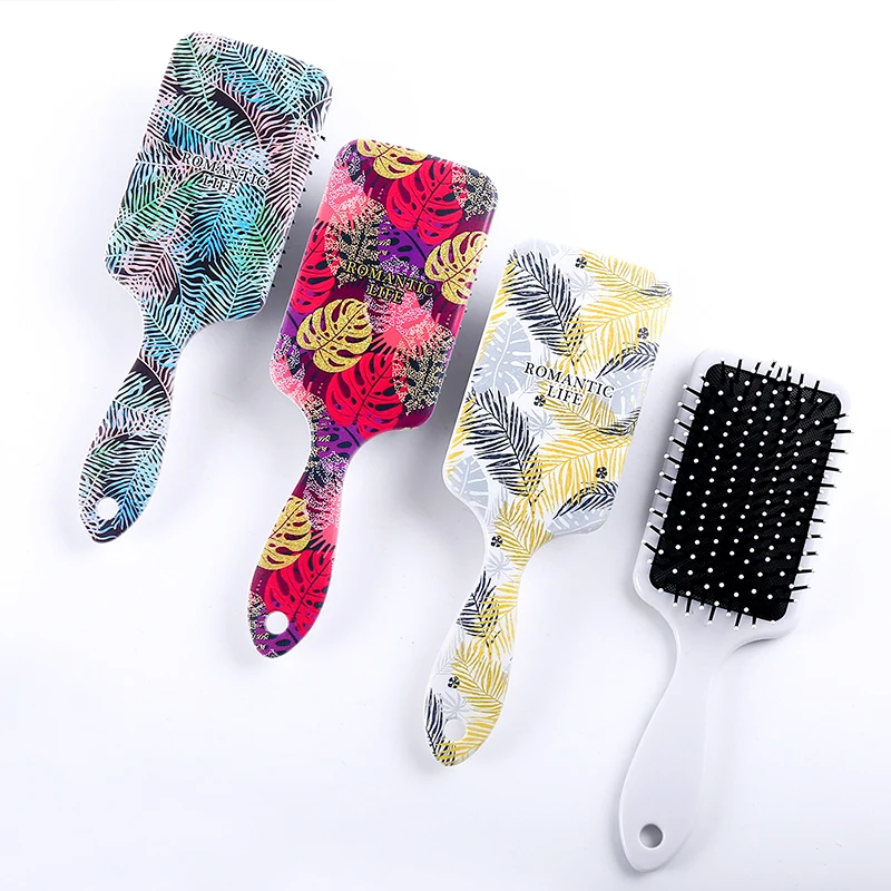 

Hair Comb Detangling Hair Brush Detangle Hairbrush Salon Hairdressing Straight Curly Hair Comb Paddle Brush Tangle Hair Brush